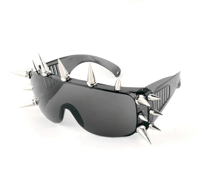 Handcrafted Punk Studded Sunglasses – Edgy Trendy Eyewear for Bold Looks