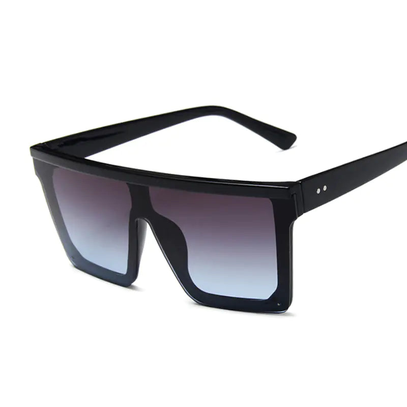 Oversized Black Square Sunglasses – Unisex Fashion Shades for Men & Women