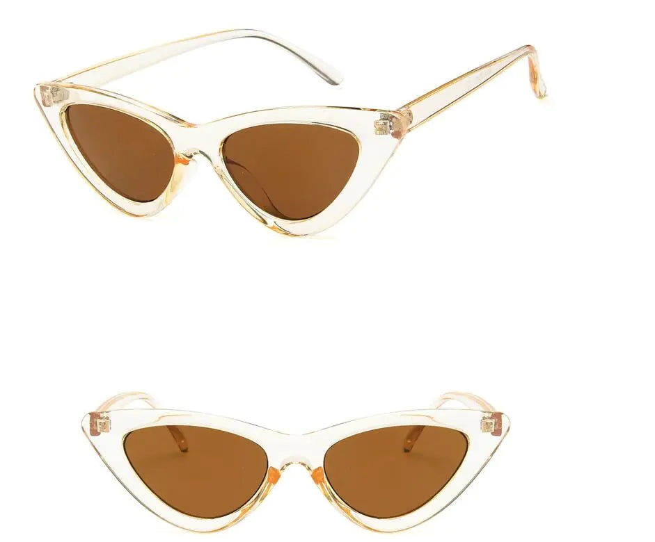 ClawBack Cat Eye Hip Hop Sunglasses for Women - Retro Style