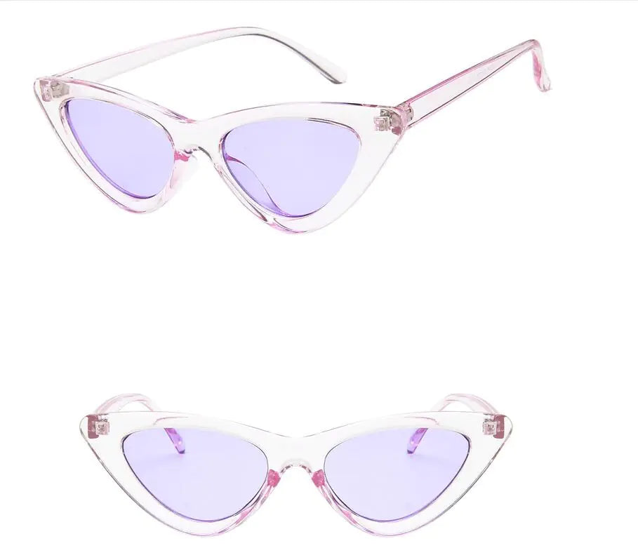ClawBack Cat Eye Hip Hop Sunglasses for Women - Retro Style