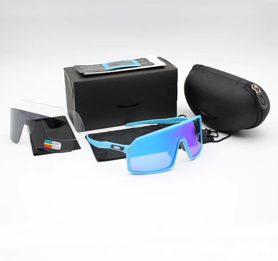Athletic Polarized Cycling Sunglasses – Sleek, Lightweight